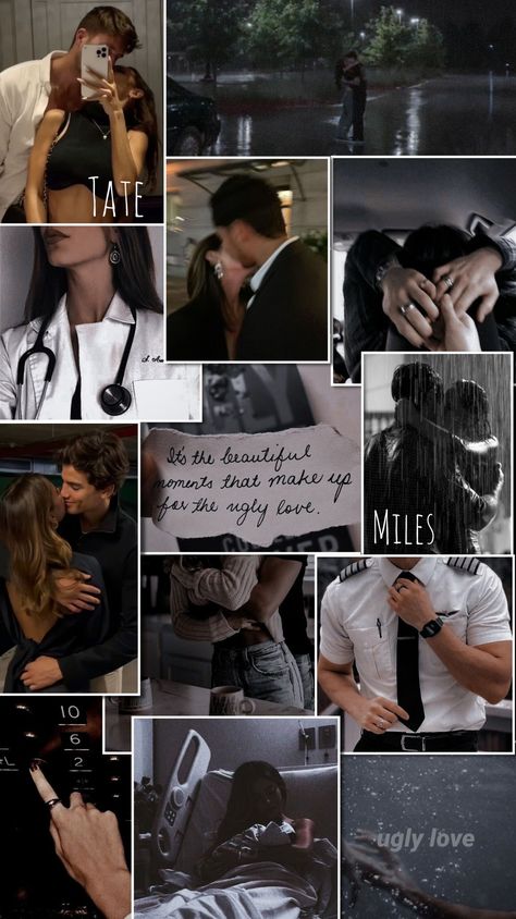 Aesthetic Wallpaper Ugly Love Spicy Chapters, Never Never Colleen Hoover Aesthetic, Ugly Love Characters, Colleen Hoover Characters, Ugly Love Fanart, Hopeless Colleen Hoover Aesthetic, Ugly Love Book Aesthetic, Maybe Someday Colleen Hoover Aesthetic, Miles Ugly Love