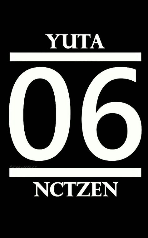 NCT WALLPAPER [YUTA] #NCT_YUTA NUMBERS OF THEY T-SHIRTS #NCT #NCT_06 BLACK 09 Number Logo, Number Logo, Nct Winwin, Nct Wallpaper, Nct Ten, Logo Number, Nct Yuta, I Wallpaper, Audi Logo