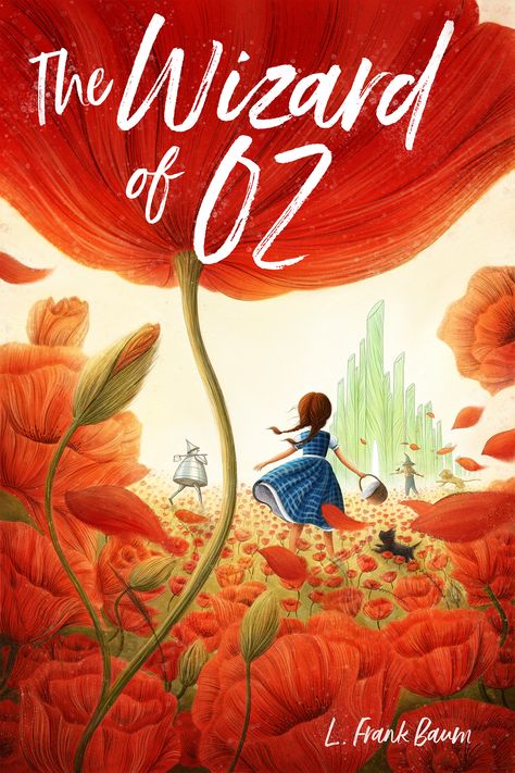 Ramona Kaulitzki on Behance Wizard Of Oz Book Cover, The Wizard Of Oz Book, Illustration Book Cover, Wizard Of Oz Book, Childrens Book Cover, Book Illustration Layout, Story Illustration, Book Illustration Design, Cover Design Inspiration