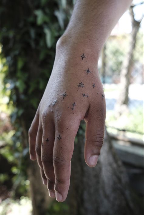 Astronomy Hand Tattoo, Sparkle Hand Tattoo, Astronomical Tattoo, Timisoara Romania, Tattoo People, Constellation Tattoos, Hand Wrist, Hand Tattoo, Tattoo Inspo