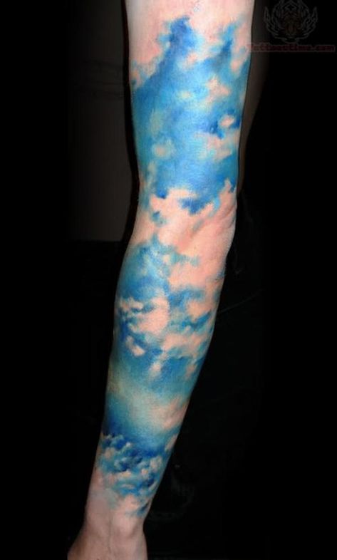 3 blue sleeve cloud tattoo Cloud Tattoos, Cloud Tattoo Sleeve, Blitz Tattoo, Cloud Tattoo Design, Sky Tattoos, Tattoo Sleeve Filler, Tattoo Background, Tattoo Trend, Tattoo Zeichnungen