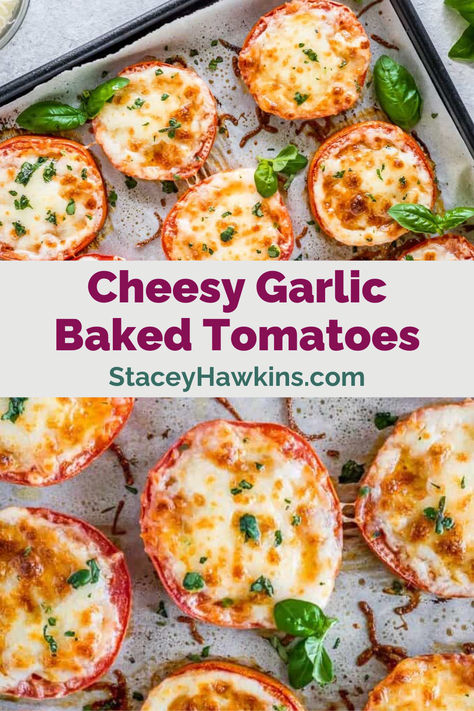 The Roasted Garlic Oil and Farmhouse Vegetable Seasoning combine together in the most spectacular way to bring tomatoes to an entirely new level. Perfect as a warm, gooey side dish or even as an appetizer! Brings color, life, and flavor to your plate in just minutes. @wowstaceyhawkins #4thofjuly #sidedishes #optavia #lowcarb #keto #wegovy #whatsfordinner #easy #healthy #tomatoes #summertime #summer Low Carb Breakfast Sides, Low Calorie Veggie Sides, Carb Free Side Dishes, Healthy Sides Dishes, Wegovy Recipes, Roasted Garlic Oil, Lean Green Recipes, Vegetable Side Dishes Healthy, Garlic Baked