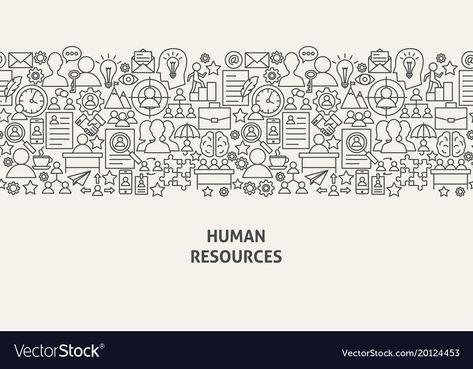 Human resources banner concept vector image on VectorStock Line Web, Hr Management, Template Download, Human Resources, Png Images, Line Art, Adobe Illustrator, Vector Free, Vector Images