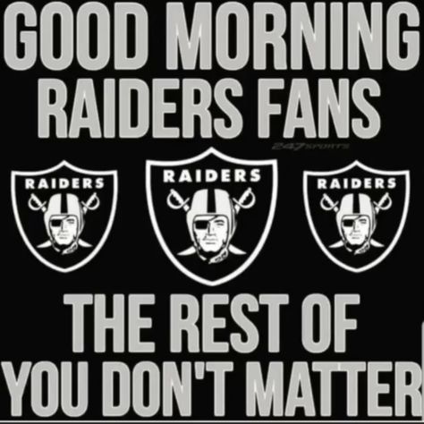 Raiders Football Humor, Raiders Tattoo, Raiders Tattoos, Oakland Raiders Images, Football Humor, Oakland Raiders Fans, Raiders Players, Raiders Wallpaper, Today Was A Good Day