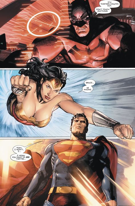 Heroes In Crisis, Superman And Wonder Woman, Dc Trinity, Batman Superman Wonder Woman, Batman Wonder Woman, Dc Comics Heroes, Superman Art, Superman Wonder Woman, Dc Comics Artwork