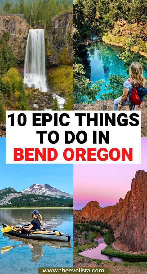 10 Unforgettable Things to Do in Bend Oregon in Summer | What to see in Bend Oregon | Best Views in Bend Oregon | Bend Oregon Travel Guide | Bend Oregon Hikes | Bend Oregon Trails for Hiking | Hiking Tips for Oregon | Best restaurants in Bend Oregon | Bend Oregon Downtown | Bend Oregon Trip Tips | Day Trips From Bend Oregon | Bend Oregon Road Trip | Where to go on Your Oregon Road Trip | Oregon Waterfalls Hikes | Best Things to do in Central Oregon | Bucket List Locations in Oregon #Bend #Oregon Oregon Bucket List, Things To Do In Oregon, Bandon Oregon, Fun Trips, Oregon Trip, Oregon State Parks, Visit Oregon, Pacific Northwest Travel, Oregon Hikes