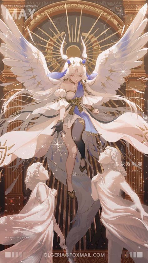 Anime With Wings, Anime Wings, Angel Character, Wing Drawing, Character Design Girl, Ange Demon, Wings Art, Angel Art, 영감을 주는 캐릭터