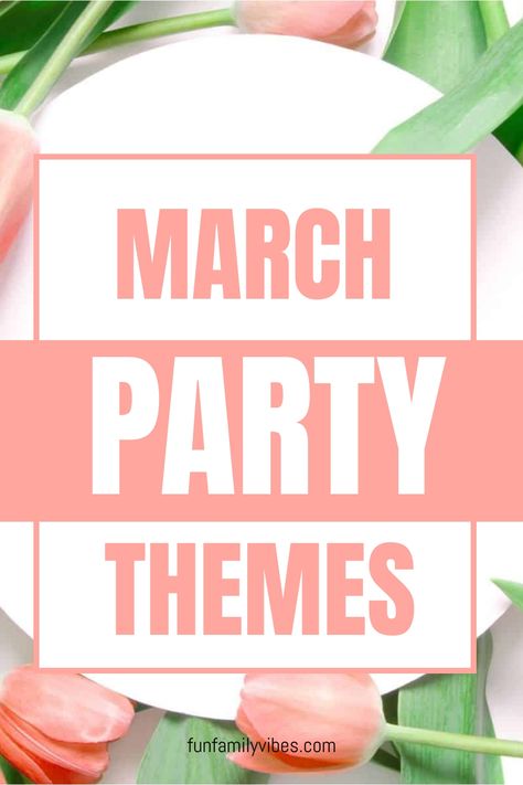 As Winter gets less chilly and Spring brings warmer days, March is all about new beginnings and having a good time. So, why not celebrate with these fun party themes inspired by these special days in March? March Party Themes, March Birthday Party Ideas, Long Birthday Wishes, Sister Ideas, Birthday Prayer, March Themes, Kids Party Crafts, Secret Sister, Secret Sisters