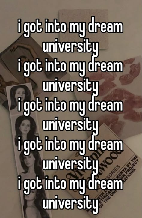 Dream University, Exam Motivation, Vision Board Affirmations, Study Motivation Video, Vision Board Manifestation, Vie Motivation, Academic Motivation, Luck Quotes, Dream School