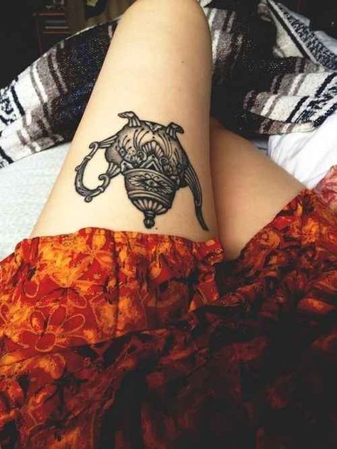 Everything stops for a good cup of tea. Genie Tattoo, Teapot Tattoo, Tea Tattoo, Teacup Tattoo, Tato Henna, Cute Teapot, Best Tattoos, Thigh Tattoos Women, Skin Art