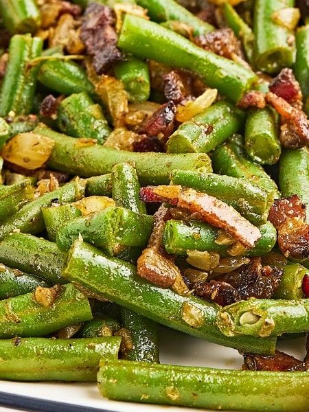 German Green Beans, Beef And Noodles Crockpot, German Salads, Ham And Noodle Casserole, Beef Rouladen, German Cucumber Salad, Beans With Bacon, Green Beans Side Dish, Green Potatoes