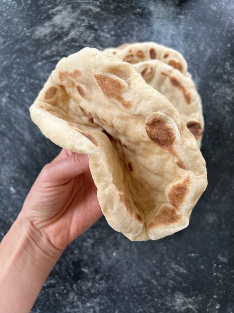 Quick Pita Bread  - Natasha's Baking Quick Pita Bread, Roti Canai Recipe, Bread Dipping Oil, Bread Dipping, Pita Recipes, Food Dolls, Dipping Oil, Savory Scones, Bread Dip