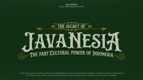 Cultural Typography, Indonesian Typography, Traditional Typography, Traditional Font, Indonesian Design, Baking Logo Design, Text Typography, Logo Quotes, Banner Shapes