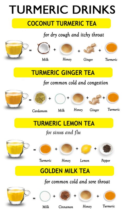 TURMERIC TEA RECIPES - anti inflammatory and immunity boosting Turmeric Drinks, Turmeric Ginger Tea, Turmeric Tea Recipe, Turmeric Drink, Tea Remedies, Tea Drink Recipes, Turmeric And Honey, Turmeric Milk, Turmeric Recipes