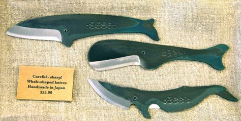 Whale Cheese Knives Knife Shapes, Pretty Knives, Utility Knives, Knife Making, Dean Winchester, High Carbon Steel, Whales, Blacksmithing, Pretty Cool