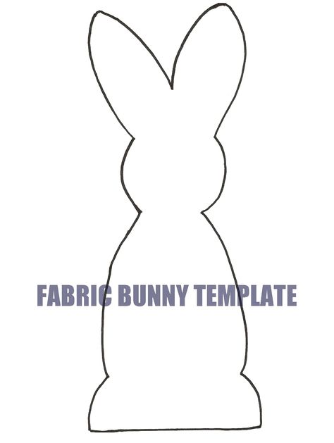 the little fabric shop/ a basket of bunnies | Print the Bunny Pattern HERE Bunny Ears Template, Easter Bunny Template, Fabric Bunny, Bunny Templates, Easter Fabric, Easter Bunny Crafts, Spring Easter Crafts, Ben Franklin, Bunny Pattern