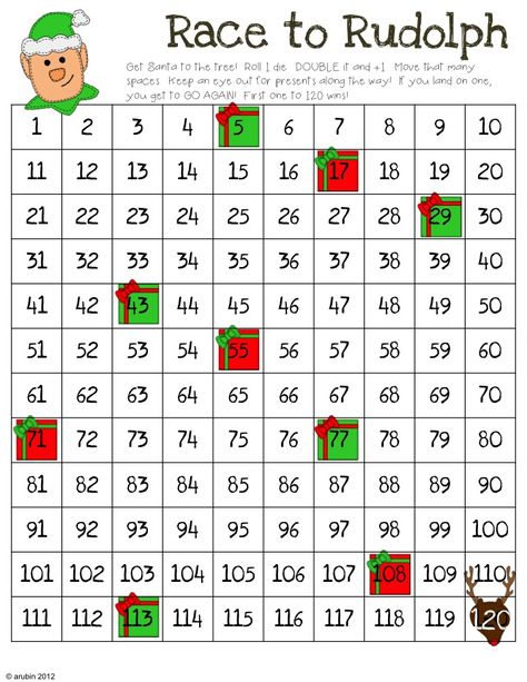 Rulin' The Roost: Christmas Math Games-Freebie (The pictured board is like Ludo, aka Snakes and Ladders, but without the snakes.) Christmas Math Games, Holiday Math Worksheets, Bubble Popping, Christmas Learning, Holiday Worksheets, Holiday Math, Teaching Holidays, Daily Five, Christmas Teaching