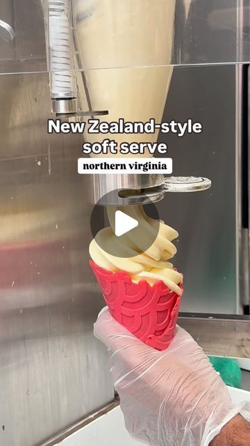 NoVa Nomz on Instagram: "The first-ever New Zealand-style ice cream shop just opened in Northern Virginia and the ice cream is SO delicious! They use a special machine to mix your choice of ice cream with real fruit to create unique, creamy soft serve. They also have tons of regular ice cream scoops with Asian-inspired flavors like cardamom and spiced chai, and some classics like Cookie Monster and moose tracks 🫎 

This was our first time trying this type of ice cream and we loved it! Highly recommend the coconut with mango soft serve and the sweet cream with blueberry 🫐 

🍦 @jamundmv 

📍 21100 Dulles Town Circle (upstairs in the food court), Dulles VA" Soft Serve Ice Cream Aesthetic, Real Fruit Ice Cream, Moose Tracks, Types Of Ice Cream, Soft Ice Cream, Spiced Chai, Fruit Ice Cream, Ice Cream Scoops, Soft Serve Ice Cream