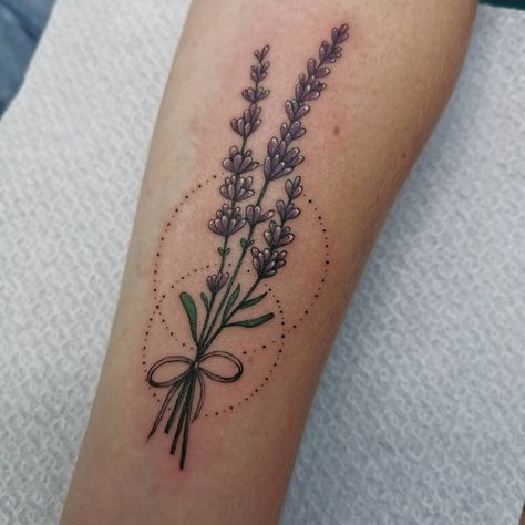 Lavender and creating more nature related tattoos is what Zina loves to do ♥️ She sits down with you to make memories last a lifetime ✨ Lavender Bunch Tattoo, Lavender Tattoo Design, Lavender Tattoos, Related Tattoos, Tattoo Number, Lavender Tattoo, Bouquet Tattoo, Ribbon Tattoos, Lavender Bouquet