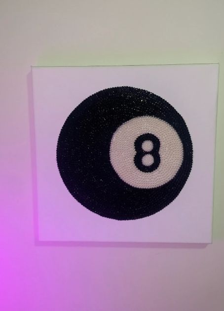 8 ball glitter art painting rhinstones 8ball Painting, Glitter Art Painting, Glitter Art, 8 Ball, Projects To Try, Art Painting, Glitter, Quick Saves, Art