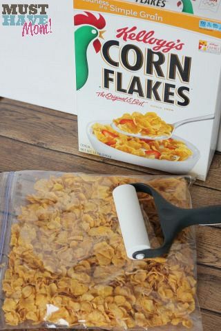 25 Recipes Using Kellogg’s Corn Flakes That Don’t Involve Your Cereal Bowl! Kellogs Corn Flakes Recipes, Corn Flakes Recipes, Cornflakes Recipes, Cornflake Recipes, Cornflake Cookies Recipe, Cornflake Chicken, Flake Recipes, Corn Flakes Cereal, Crumb Recipe