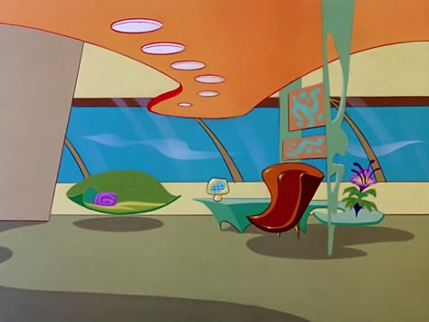 The Jetsons Aesthetic, Jetsons Aesthetic, George Mcfly, Modern Product Design, Retro Backgrounds, George Jetson, Googie Architecture, Interior Design Principles, World Of Tomorrow