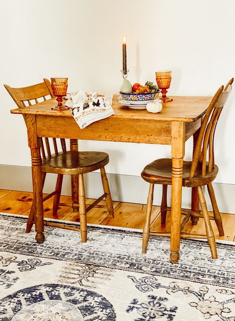 Charming Antique Table and Chairs for Two 2 Person Kitchen Table, Antique Dinner Table, Small Square Kitchen Table, Two Person Table, Small Antique Table, Cute Kitchen Table, Antique Kitchen Table, Beverage Table, Square Kitchen Tables