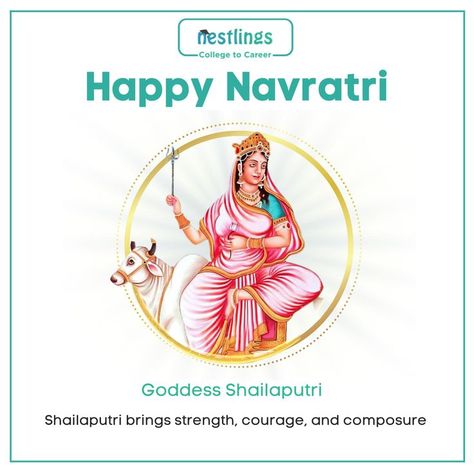 First Day Of Navratri, Navratri Day 1, Good Morning Friends Images, Happy Navratri, You Are Blessed, Be Blessed, Good Morning Friends, First Day, The First