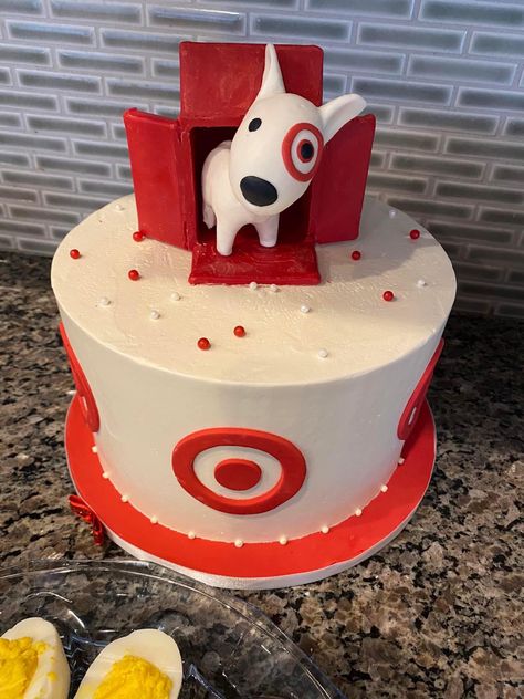 Target Cake Ideas, Target Birthday Cakes, Target Birthday Party, Target Cake, Target Birthday, Starbucks Theme, Target Party, Earth Cake, Realistic Cakes