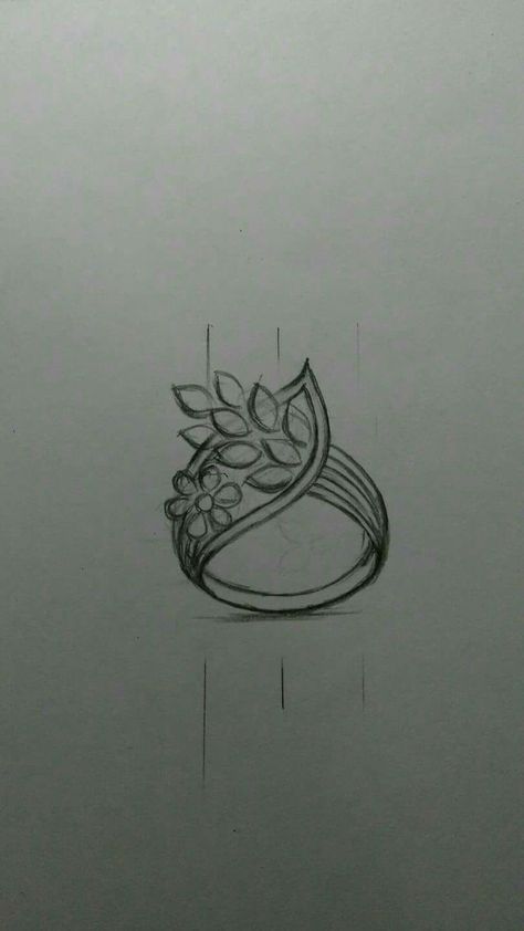 Ring Designs Sketch Drawings, Jwellery Designing Drawing, Ring Drawing Simple, Jewellery Sketches Jewelry Drawing, Necklace Drawing Sketch Simple, Necklace Sketch, A4 Size Paper Border Design Flower, Simple Diamond Jewelry, Accessories Design Sketch