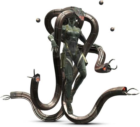 MGS octopuss Laughing Octopus, Metal Gear Solid 4, Yoji Shinkawa, Dr Octopus, Art Cyberpunk, Metal Gear Rising, Gear Art, Octopus Art, Arte Robot