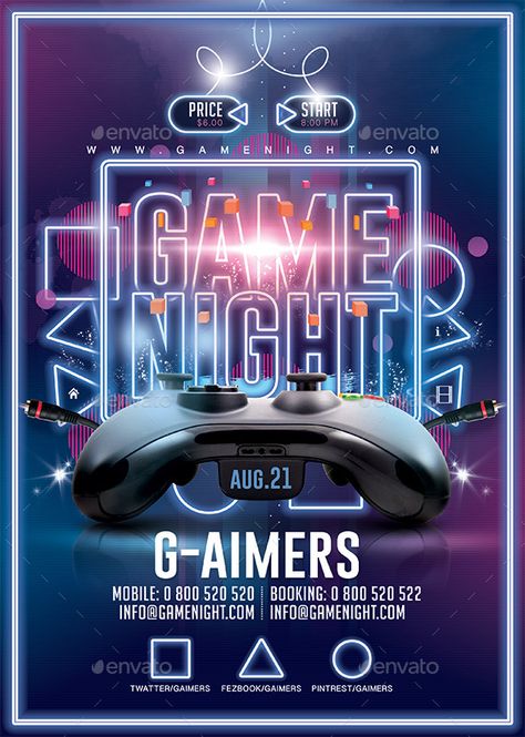 Game Night Flyer #Game, #Night, #Flyer Game Night Flyer, Game Poster Design, Only Video, Video Game Posters, Gaming Posters, 광고 디자인, Video Game Design, Game Poster, Event Poster Design