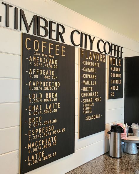 Cafe Wall Menu Ideas, Coffee Shop Menu Board Ideas, Coffee Trailer Menu Ideas, Menu Boards Cafe, Coffee Shop Menu Board Design, Coffee Board Ideas, Coffee Menu Board, Coffee Shop Menu Board, Cafe Menu Boards