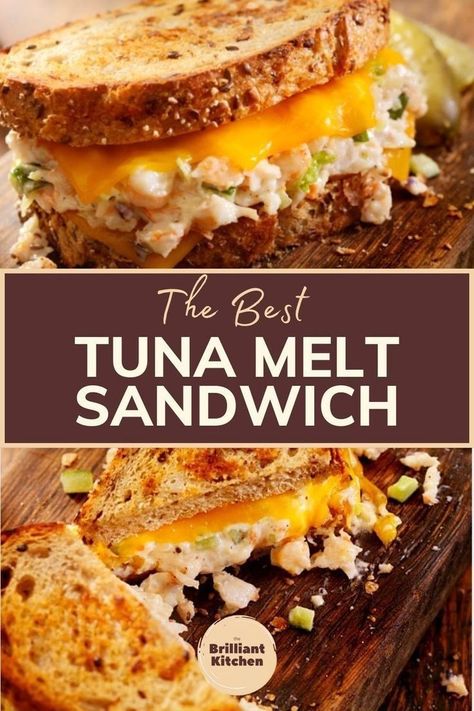 Best Tuna Melt Sandwich, Best Tuna Sandwich, Tuna Sandwich Recipes, Tuna Melt Sandwich, Tuna Melt Recipe, Best Sandwich Recipes, Grilled Tuna, Melt Recipe, Tuna Melt