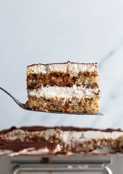 Tiramisu - SO VEGAN Vegan Tiramisu Recipe, King Arthur Recipes, Vegan Tiramisu, King Arthur Baking, Layer Cake Recipes, Make Ahead Desserts, Vegan Cake Recipes, Vanilla Cake Mixes, Easy Chocolate Cake