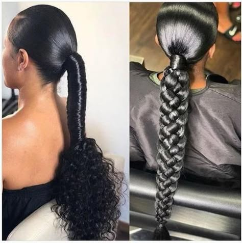 Fall into Freshness 🍂 – Beauty Depot O-Store Natural Hair Ponytail, Tan Skin Blonde Hair, Weave Ponytail Hairstyles, Sleek Ponytail Hairstyles, Black Ponytail Hairstyles, Braided Ponytail Hairstyles, Hair Ponytail Styles, Sleek Ponytail, African Braids Hairstyles