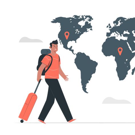 Destination Illustration, Tourism Illustration, Vacation Illustration, Travel Advertising Design, Login Page Design, Tourism Design, Travel Vector, Flat Design Icon, Destination Vacation