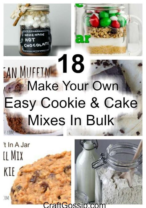 Bulk Cake Mix Recipe, Diy Cake Mixes, Bulk Dry Mixes, Bulk Cookie Dough Recipe, Diy Bulk Pantry Mixes, Make Your Own Mixes, Make Ahead Mixes, Homemade Pantry Mixes, Dry Mixes Make Your Own