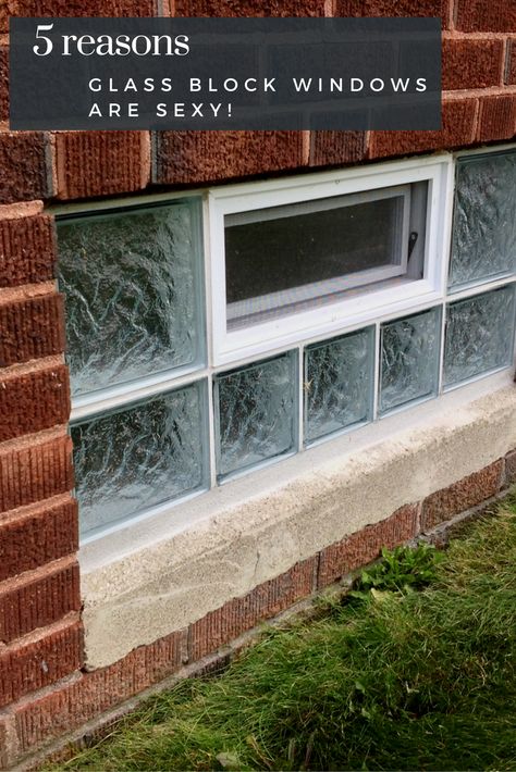 Are you uncertain how any type of basement window could be called sexy? Check out this article with the reasons glass block basements windows are a sound choice for a remodeling project. | Innovate Building Solutions Glass Block Shower Window, Glass Block Basement Windows, Colored Glass Block, Diy Castle, Glass Block Shower Wall, Basement Window Well, Window Glass Repair, Glass Block Shower, Basement Window