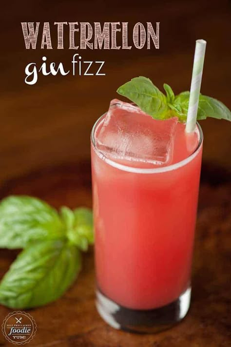 Watermelon Cocktail Recipes, Cocktail Board, Best Gin Cocktails, Alcohol Ideas, Watermelon Cocktail, Cocktail Gin, Gin Sour, Summer Plant, Watermelon Drink