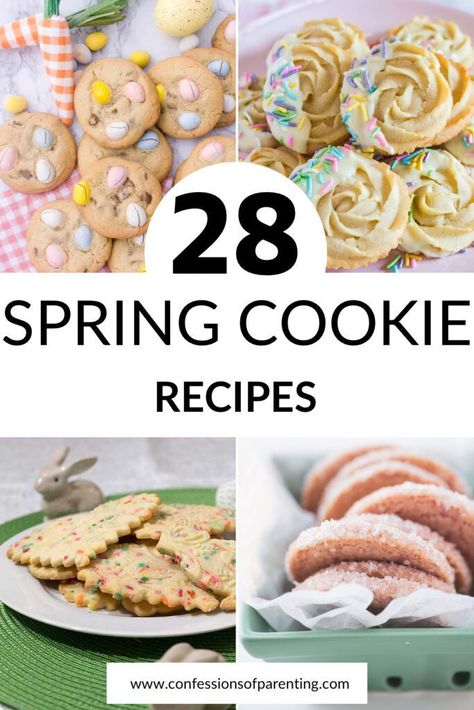 Discover the best spring cookie recipes that will delight your taste buds and brighten your day! From classic favorites to unique creations, these cookies are perfect for any springtime occasion. Get the recipes now and start baking delicious treats today! Spring Cookie Recipes, Blueberry Cheesecake Cookies, Vanilla Meringue Cookies, Strawberry Cake Mix Cookies, Strawberry Shortcake Cookies, Sour Cream Sugar Cookies, Jam Thumbprint Cookies, Flower Sugar Cookies, Easter Snacks