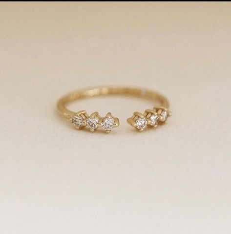 Open Diamond Ring, Gold Chevron Ring, Unique Diamond Wedding Bands, Open Wedding Band, Diamond Cuff Ring, Cushion Moissanite Engagement Ring, Stacking Jewelry, Guard Ring, Open Cuff Ring