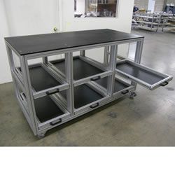 Aluminum Extrusion Design, Workshop Cabinets, Clean Rooms, Garage Tool Organization, Slider Design, Aluminium Profile, Campervan Interior, Welding Table, Aluminum Extrusion