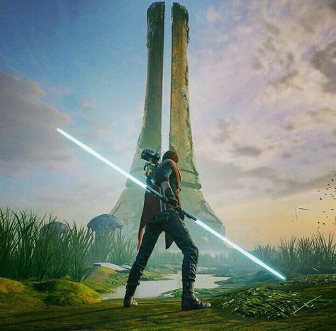 Jedi Fallen Order Aesthetic, Jedi Fallen Order Wallpaper, Lightsaber Battle, Star Wars Fallen Order, Jedi Fallen Order, Fallen Order, Star Wars Background, Star Wars Books, Star Wars Facts