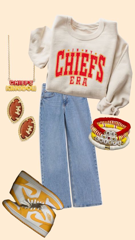 Kansas City Chiefs Outfit, Chiefs Outfit, Kansas City Chiefs, Kansas City, Kansas, Shop My, Best Deals, How To Wear, Clothes