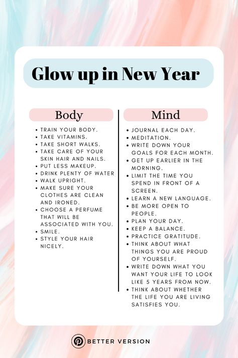 A New Year ✨means a new goal, but if we want to become a better version of ourselves we need to make some changes to our lives and here give you some hints💜. Follow for more😉. #motivation #goalsetting #newyear #new #glowup #glowuptips #future #betterversion #betterlife #changes How To Change Ourselves, How To Become A New Version Of Yourself, How To Start A New Year, New Year New Me Challenges, New Year Habits, Glowup Tips, Affirmations Confidence, Year Goals, Life Advice Quotes Inspiration