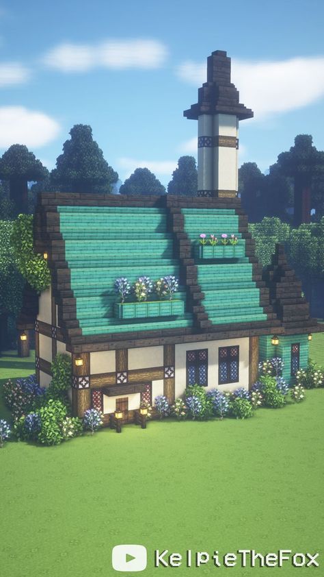 Cottagecore Minecraft Aesthetic, Fairytale Cottagecore, Cottagecore Minecraft, Minecraft Aesthetic, Aesthetic Fairy, Minecraft House Plans, Minecraft Cottage, Cute Minecraft Houses, Minecraft Inspo