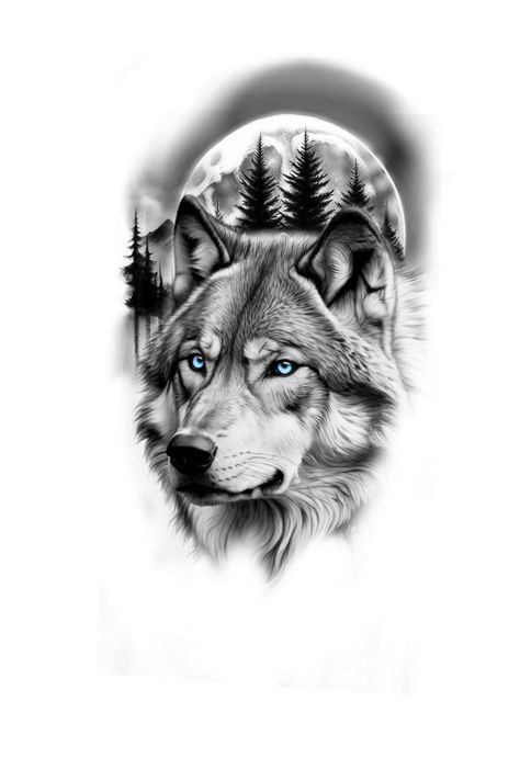 Wolf Tattoo Shoulder, Wolf Eye Tattoo, Grey Wolf Tattoo, Animal Tattoos For Men, Tatoo 3d, Wolf Tattoos Men, Lion Head Tattoos, Egypt Tattoo, Shiva Tattoo Design