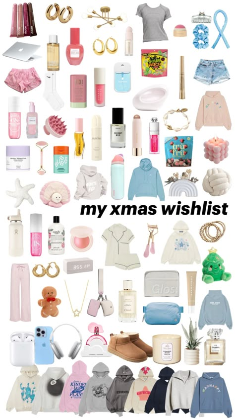 my christmas wishlist! i can’t wait for christmas!🎅🏻 🌲🛍️❄️☃️🎀🤍🥥🤩🫶 Preppy Stuff For Christmas List, What To Get Your Friends For Christmas, My Wishlist Ideas, Preppy Christmas Wishlist, What To Ask For Christmas, Teen Christmas Wishlist, What To Get For Christmas, Preppy Christmas List, Christmas Wishlist Ideas