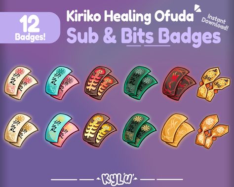 Overwatch Kiriko Healing ofuda badges for twitch / youtube / streamers!! #overwatch #overwatch2 #gaming #overlay #streamer #twitchstreamer #twitch #kiriko #art #artist Ofuda Paper, Gaming Overlay, Fairy Tale Anime, Overwatch 2, Overwatch, Fairy Tale, Submarine, Art Artist, Fairy Tales